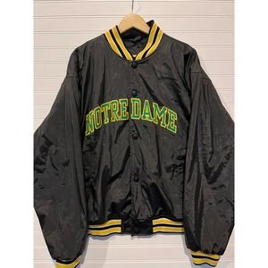 Vintage Y2K Notre Dame Steve and Berry’s varsity jacket